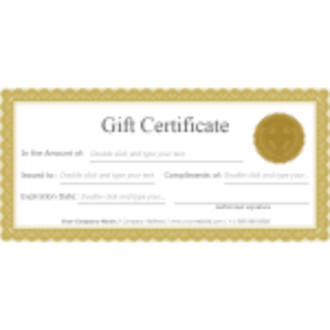 Classic Frame Gift Certificate thumb